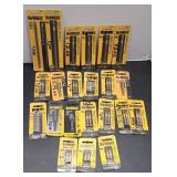 (20) DEWALT BITS & HOLDERS