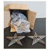(12) 4 1/2 INCH CAST IRON STARS
