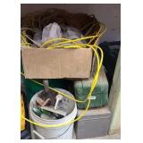 MASONRY TOOLS, TOOLBOX W/ TOOLS, MORE