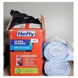 TRASH BAGS, ALMOST FULL