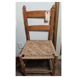 WOVEN SEAT CHAIR 33 INCH TALL