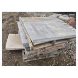 ASSORTED LARGE PAVING STONES