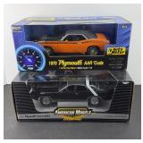 (2) 1970S PLYMOUTH DIE-CAST CARS 1:18