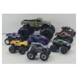 (8) VARIOUS HOT WHEEL MONSTER TRUCKS