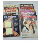 (10) 1970'S PLAYBOY MAGAZINES