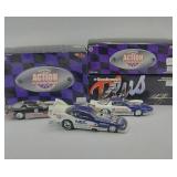 (3) ACTION DRAGSTERS 1:24