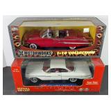 (2) 1960S CHEVY IMPALA DIE-CAST CARS 1:18