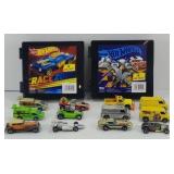 (12) 1970S HOT WHEELS WITH (2) CASES