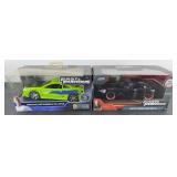 (2) JADA FAST & FURIOUS DIE-CAST CARS 1:32