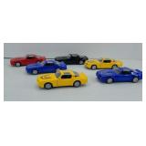 (6) PONTIAC FIREBIRD FRICTION DIE-CAST CARS