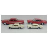 (4) CHEVROLET IMPALA DIE-CAST CARS