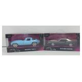 (2) JADA PINK SLIPS DIE-CAST CARS 1:32