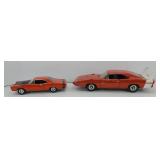 (2) DODGE DIE-CAST CARS: CHARGER, SUPER BEE