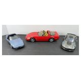 (3) CHEVY CORVETTE DIE-CAST CARS