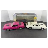 (2) ERTL DODGE 1970S CUDAS DIE-CAST CARS  1:18
