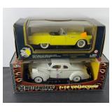 FORD THUNDERBIRD, FORD COUPE DIE-CAST CARS 1:18