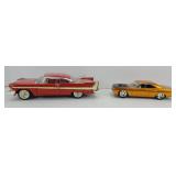 (2) PLYMOUTH DIE-CAST CARS