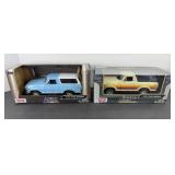 (2) MOTOR MAX 1978 FORD BRONCOS 1:24