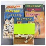 (7) 1970, 1972 PLAYBOY MAGAZINES