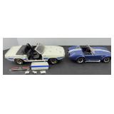(2) FORD SHELBY COBRA DIE-CAST CARS 1:18