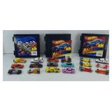1980'S HOT WHEELS CARS (18) W/ CASES