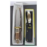 (2) KNIVES - PUMA GERMAN BLADE, STEEL STAG