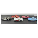 (5) 1957 CORVETTE DIE-CAST CARS