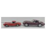 (2) 1960S CORVETTE DIE-CAST CARS