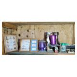 ELECTRIC BLOWER & YARD ITEMS, DECOR