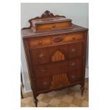 VINTAGE DRESSER W/ GLOVE BOX (UPSTAIRS)