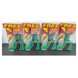 (4) AQUA FRESH HOT WHEEL TOOTHPASTE GIFT SETS