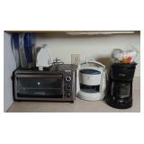 TOASTER OVEN, COFFEE MAKER, CAN OPENER