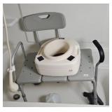SHOWER SEAT, RISER, CANE