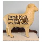 DOUBLE SIDE LAMBS KNIT WOOL ADVERTISEMENT
