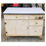 CABINET BASE W/ ENAMEL TOP