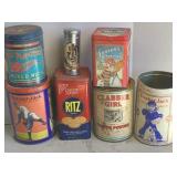 METAL ADVERTISING TINS