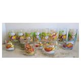PEANUTS & GARFIELD CHARACTER GLASSES