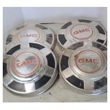 (4) GMC HUB CAPS