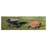 (2) WHEELBARROWS