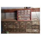 METAL HARDWARE CABINET & SMALL CABINET