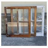 (3) VINTAGE WINDOWS