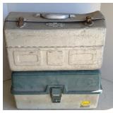 (2) TACKLE BOXES