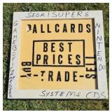 BALL CARDS SALES SIGN