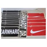 (10) DALE EARNHARDT PLASTIC SIGNS