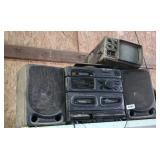 GPX STEREO & PORTABLE TV UNTESTED