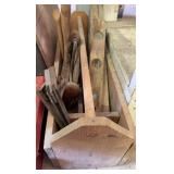 CARPENTERS BOX W/ ANTIQUE TOOLS