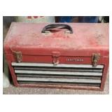 CRAFTSMAN TOOL BOX W/ TOOLS