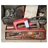 TOOL BOX & TRAY W/ TOOLS