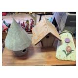 (3) BIRD HOUSES