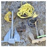 (5) SMALL BOAT ANCHORS